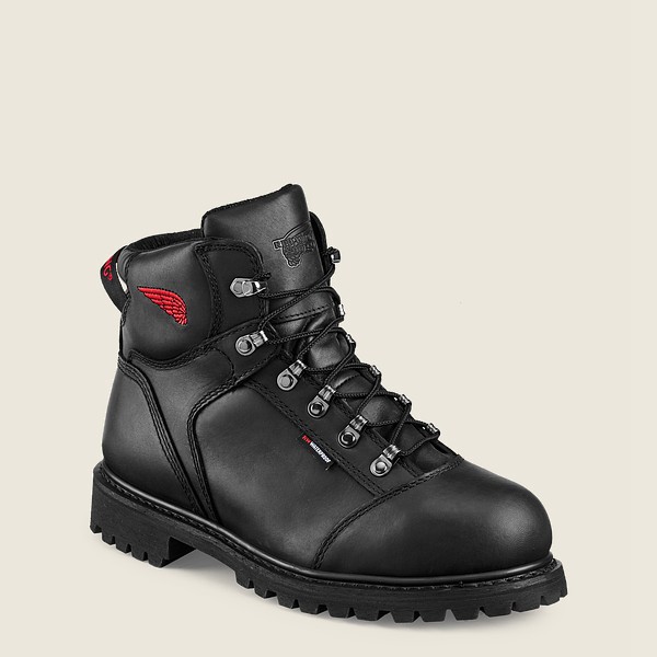 Botas de Seguridad Red Wing Hombre Negros - Truwelt - 6-Inch Waterproof Toe - 035-HRVQBG